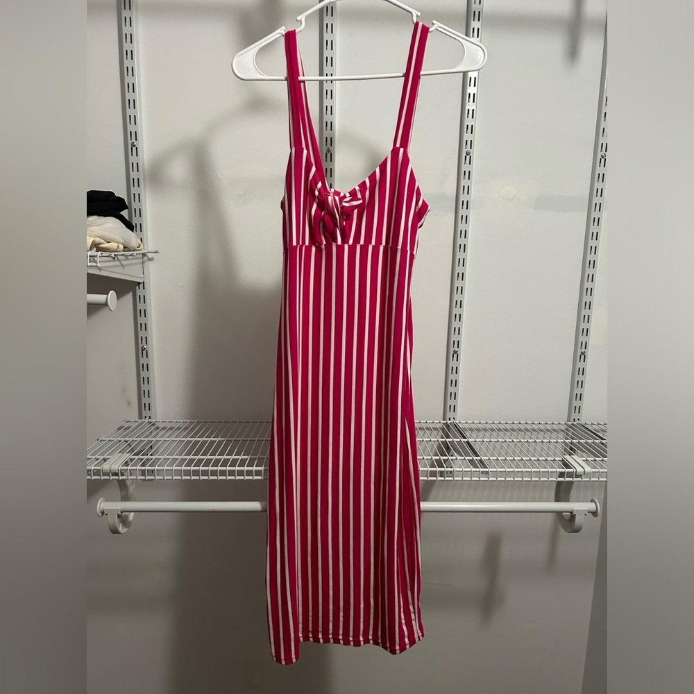 Strap summer midi dress medium